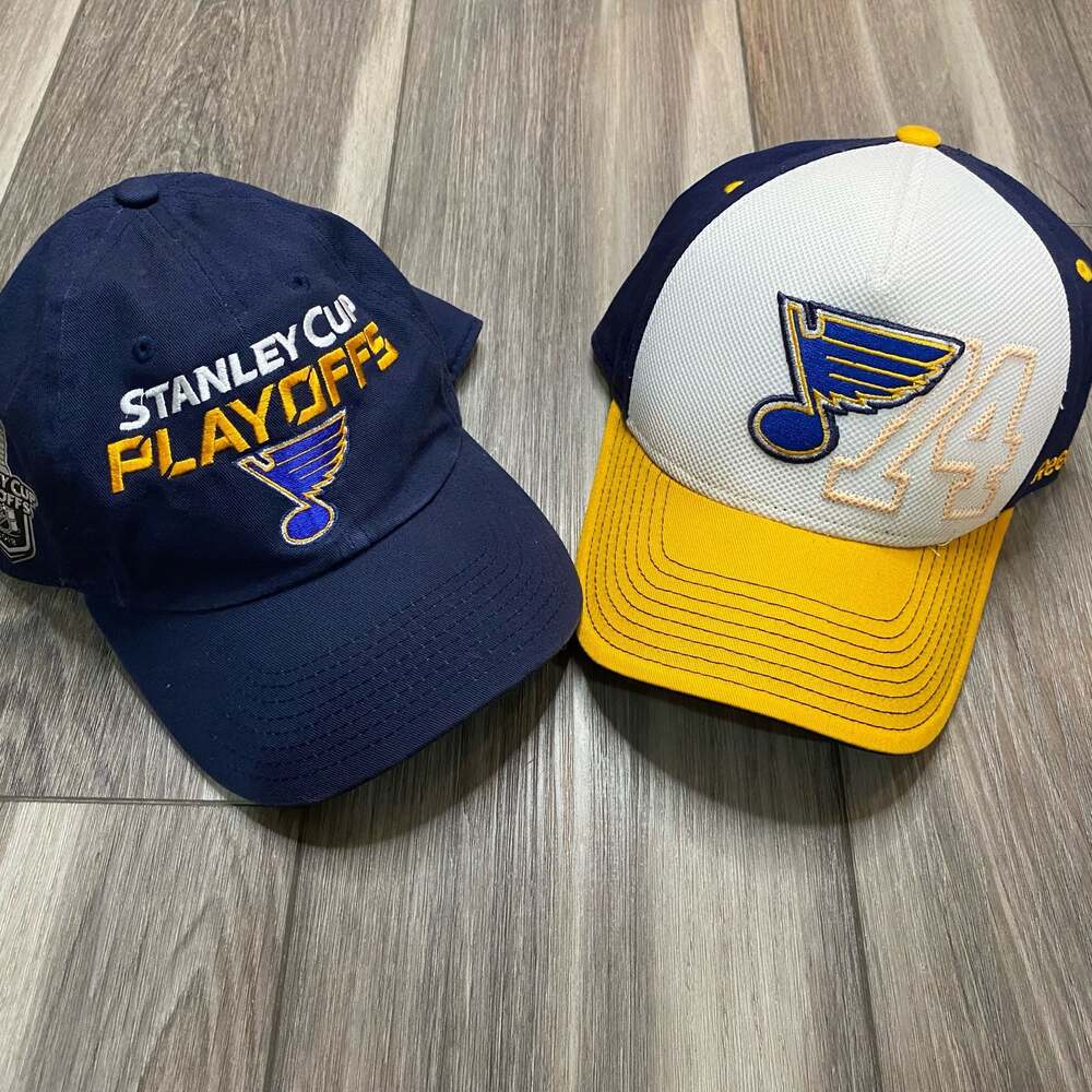 St. Louis Blues Fanatics and Reebok Hat Bundle (2-Pack) 2019 Cup Finals